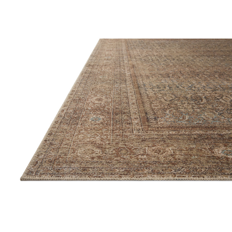 Amber Lewis x Loloi Cambria Ocean / Bark Area Rug & Reviews | Wayfair
